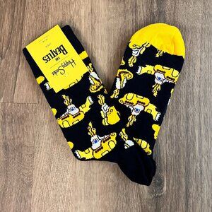 Happy Socks Beatles Yellow Submarine Socks Sz Men 8-12